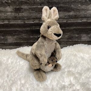 WILD REPUBLIC KANGAROO JOEY IN POUCH STUFFED ANIMAL PLUSH TOY